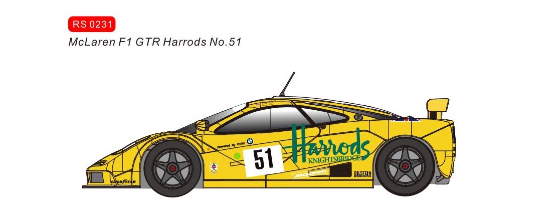 RS0231  McLaren F1GTR Harrods #51